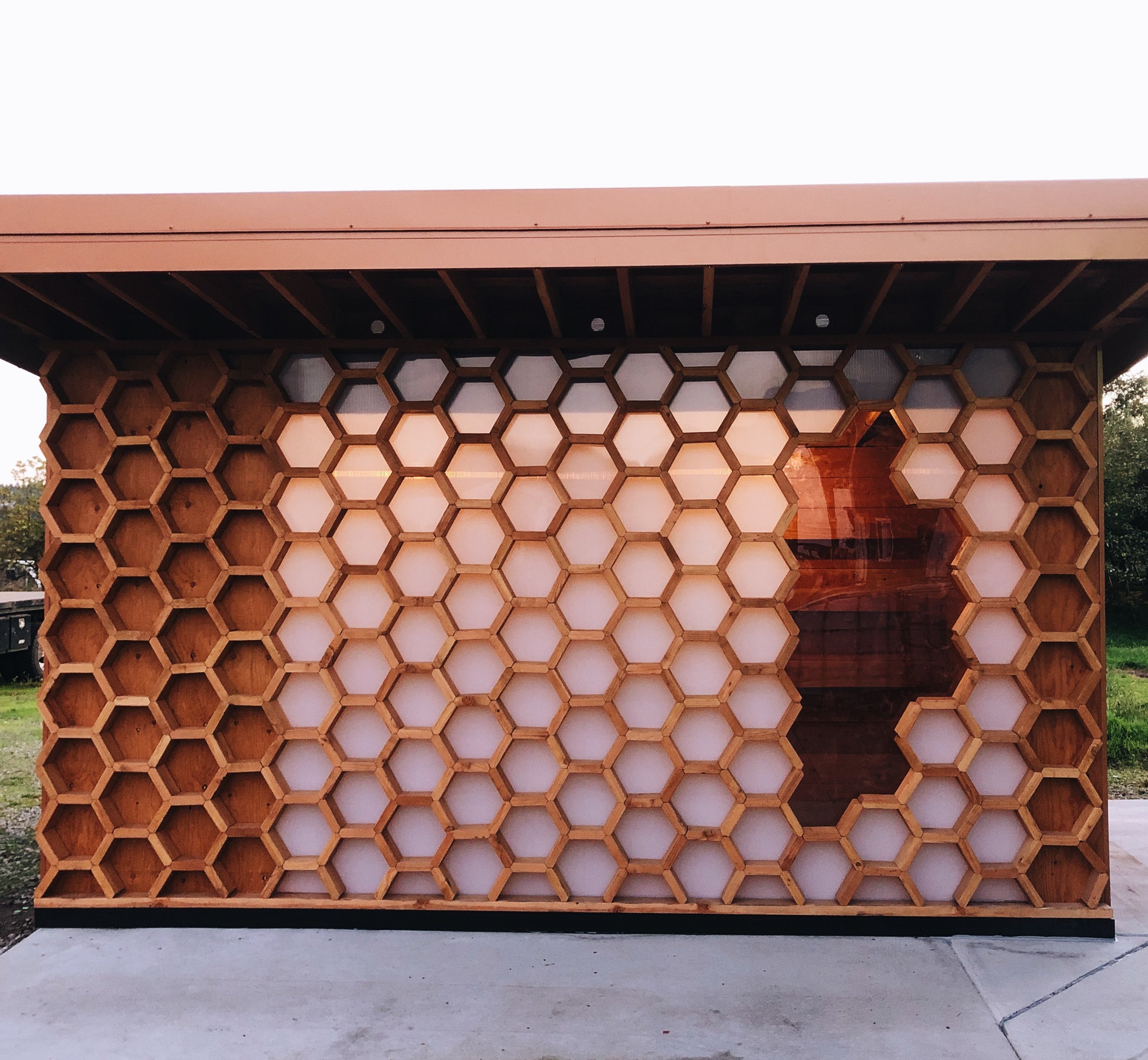 Damascus Honeycomb Pavilion